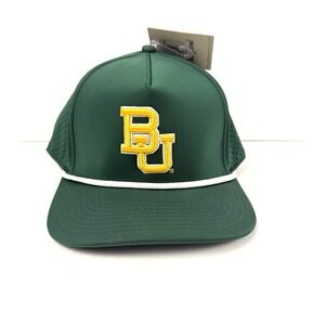 Baylor University Hat Snap Back Bears Green Rope Cap Snapback The Game NCAA